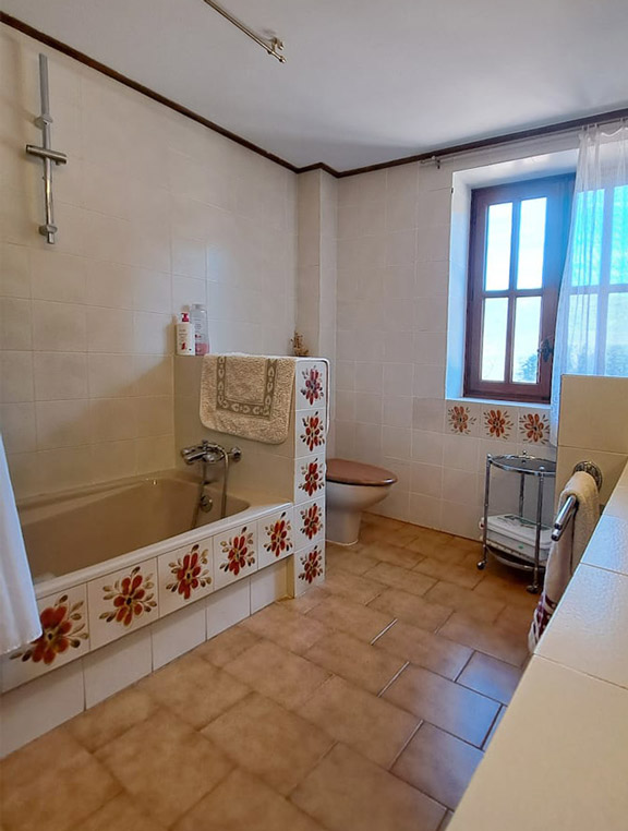 baño azulejos Casa Rural Riaza