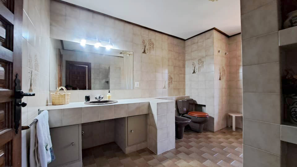 baño dormitorio Casa Rural Riaza