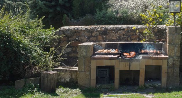 parrilla barbacoa casa Rural Riaza